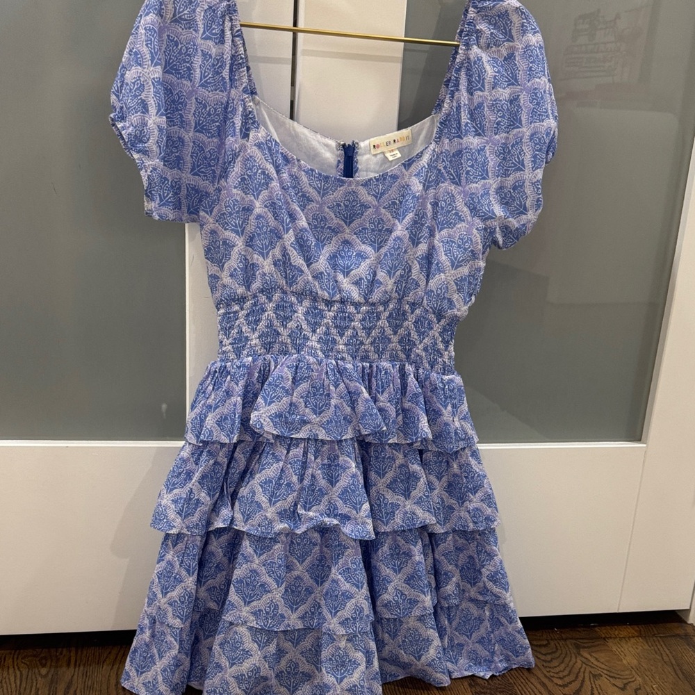 Roller Rabbit Blue and White Kids Dress